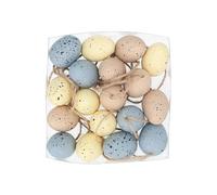 Gisela Graham Speckled Easter Egg Hanging Decorations, 3cm, Box of 18, Pastel Multi-Colour