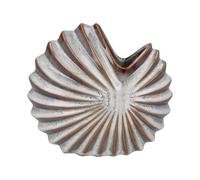 Gisela Graham Spiral Shell Decorative Vase, Stoneware
