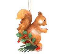 Gisela Graham Squirrel on Log Christmas Tree Decoration