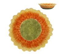 Gisela Graham Stoneware Sunflower Bowl, Medium, 21cm