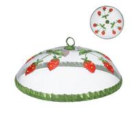Gisela Graham Strawberry Design Mesh Food Cover 30cm