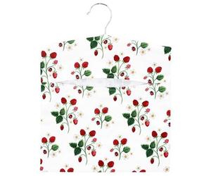 Gisela Graham Strawberry Fabric Peg Bag