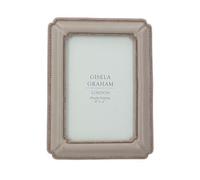 Gisela Graham Taupe Classic Resin Photo Frame, 4x6 Inch