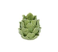 Gisela Graham Tea Light Holder, Ceramic, Green, One Size