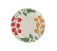 Gisela Graham Tomato Design Stoneware Side Plate, Round, 20.5cm