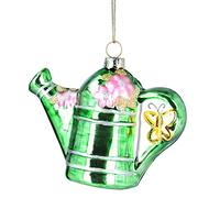Gisela Graham Watering Can Glass Tree Decoration
