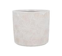 Gisela Graham White Cosmos Ceramic Plant Pot Cover, Medium