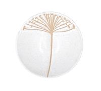 Gisela Graham White Stoneware Seed Head Bowl, Small