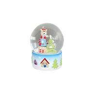 Gisela Graham Winter Lodge Cat Snowglobe