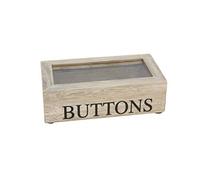 Gisela Graham Wooden Box, Wood, Multi, One Size