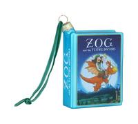 Gisela Graham Zog & The Flying Doctor Story Book Christmas Tree Decoration, Glass