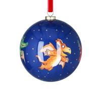Gisela Graham Zog with Dragons Christmas Bauble 8cm