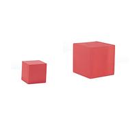 Gisela Red Foam Set for Product Display, Accessories, Jewellery, Cosmetics, Model, Perfumein and Trinkets on Photography Props,Perfect to Making Your Product over (Cube 2Pcs)