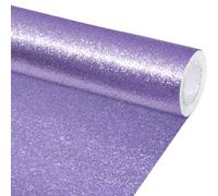 gisgfim Glitter Bulletin Board Roll Sparkle Bulletin Board Background Glitter Poster Paper Gift Wrapping DIY Art Crafts Non Fading Wallpaper for Home Office Classroom Decoration 16"x20ft, Ultra Purple