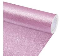 gisgfim Glitter Bulletin Board Roll Sparkle Bulletin Board Background Glitter Poster Paper Gift Wrapping DIY Art Crafts Non Fading Wallpaper for Home Office Classroom Decoration 16"x20ft, Light Purple