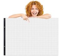 gisgfim Large Engineering Graph Paper Pad 22x 17 Landscape 4 X 4 Black Grid Pad Giant Drafting Sketching Paper Black print Grid-Based Graphing for Engineer Designer Architect Draftsman Rolled Delivery
