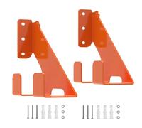 Gishbjka 2PCS Chainsaw Hanger Wall Mount Metal Heavy Duty Garage Organization Garage Storage Chainsaw Organizer