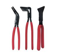 Gishbjka 3PCS Folding Pliers Bending Pliers 45/90/180°Folding Pliers Set with Nonslip Handle Metal Bending Pliers Set for Roofers