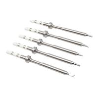 Gishbjka 5PCS Soldering Iron Tips,TS100 Series Rapid Heating Replacement Tip for Pinecil TS100 TS101 Soldering Iron