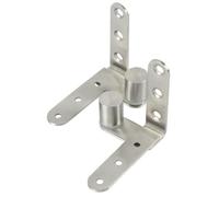 Gishbjka Adjustable Up Down Door Hinges Heavy Duty Page Hidden Pivot Hinge Doors Catches Rotation Furniture
