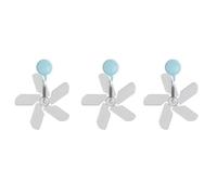 Gishbjka Anti Direct Blowing Suction Cup Air Vent Deflector Air Conditioning Wind Adjustable Angles Air Conditioner Exhaust Fan Blue