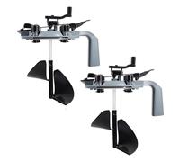 Gishbjka Car Paint Dispenser 2 Pcs 1 Gallon Paint Can Mixer Paint Mixing Mate Lid Hand-Crank Drip Free Mix Paint Evenly