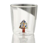 Gishbjka Cute Pot-Bellied Cold Kettle Cool Kettle 1600ml Farm Kettle Three-Dimensional Animal Household High Borosilicate Glass B-350ml