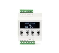 Gishbjka DIN Rail Mount Controller High- Weighing Display Module 4-20mA Output, RS485 Communication, Force Gauge, Basic Style