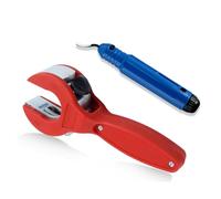 Gishbjka for Home Use 8-29mm Ratchet Tube Cutter, Multi-Purpose Cutting Tools with Deburring Functionality