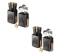 Gishbjka Kitchen Chopstick Holder Multi-Function Cutlery Holder No Need to Punch Holes, Wall-Mounted Spoon and Fork Holder A