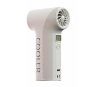 Gishbjka Mini Fan 5-Speed Adjustable Digital Display Portable Electric Fan for Outdoor Gray