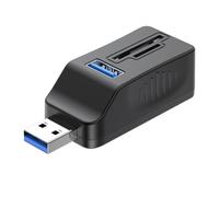 Gishbjka Multifunction 6 in 1 USB 3.0 Card Reader OTG Adapter Supporting SD TF USB for Printer Mouse Keyboard Extension