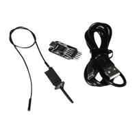 Gishbjka NanoDLA Logic Analyzer Kit Type-C SCM ARM FPGA Debugging Protocol Analyzer 24MHz SampleRate 8CH Open Source