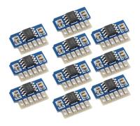 Gishbjka NS8002 Mini Mono Power Amplifier Modules 10PCS 3v-5v for Diy Low-Voltage Stereo Audio System Class AB Amplifier Circuits DC