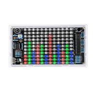 Gishbjka Practice Solder Kit Sound Control LED Music Spectrum Rhythm Light Kits DIY Audio Frequency Display PCB Soldering Project