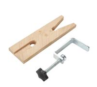 Gishbjka Professional V Slot Bench Pin Clamp, Essential Work Holding Tool for Jewelry Making and Watch Repair