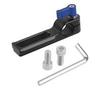 Gishbjka Rail Block 15mm Rod Rail Clamp Mount for Cheese Plate Top Handle Grip Camera Cage Rig 15mm Rail Support Follow Focus Blue