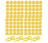 Gishbjka RJ45 Port Lock Kit with Key Ethernet Port Security Blocker Anti Dust Cap Protector for Router & Computer Ports B