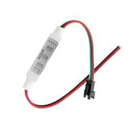 Gishbjka SP002E Mini RGB LED Controller Intelligent Running Water IllusionLED Strip Light Controller 3-Key DC 5-24V