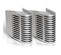 Gishbjka Stainless Steel Weep Hole Covers 50Pcs for Brick Walls, Mesh Screen for Bricks Hole Filler Wall Holes