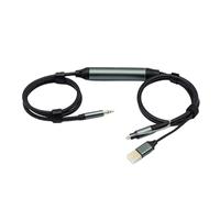 Gishbjka Support Fiber Optic Digital to Analog Signal TRS Stereo 3.5 Audio Cable Line Toslink to 3.5 Male Audio Cord