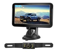 Gishbjka Table Mounted 2K Car Reversing Assisted System 150° Wide Angle Backup Camera Clear Image Quality Car Monitor