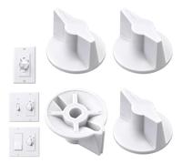 Gishbjka Timer Switch Knob Replacement 4-Pack for 146MT574 FD Series Spring Wound Timer Compatibility