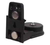 Gishbjka Upgraded Fine-Tuning Bracket L-Shape -Level Adapter Portable Level Bracket L-Shape Magnetic Bracket Base Multifunctional Magnet Adjustable