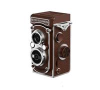 Gishbjka Vintage Mini Digital Camera 5MP 1080P FHD Video with Dual Lens Flash Portable Retro Vlogging Night Vision B