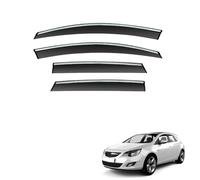 Gisltv 4 Pieces Car Wind Deflectors, for Opel Astra J Hatchback P10 2009-2014 Side window Waterproof Windbreaker Sun Guard Window Visor Rain Deflector