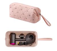 GISMTR Hair Tools Travel Bag for Hair Dryer Shark Flexstyle Dyson Airwrap Waterproof Dustproof Travel Organizer for Revlon Hairdryer Styler, Pink, Cute