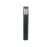 EGLO Gisola Anthracite Led Outdoor Tall Bollard Light 1000 Lumens Ip44 Pathway Lighting
