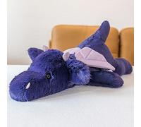 Gisqis 2.2Pounds Dragon Stuffed Animal 20.5" Weighted Stuffed Animals Soft Dragon Plush Giant Purple Dragon Plush Toy Weighted Stuffy Plushies Sleeping Pillow for Kids Baby Birthday Gifts