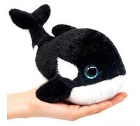 Gisqis Orca Stuffed Animal Cute 11 Inches Orca Whale Plush Toy Soft Orcas Plushies Stuffy Small Ocean Stuffed Animals Birthday Gifts for Boys Kids